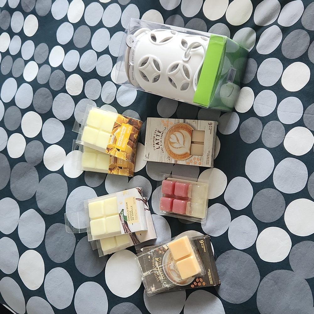 Electric wax warmer with melts